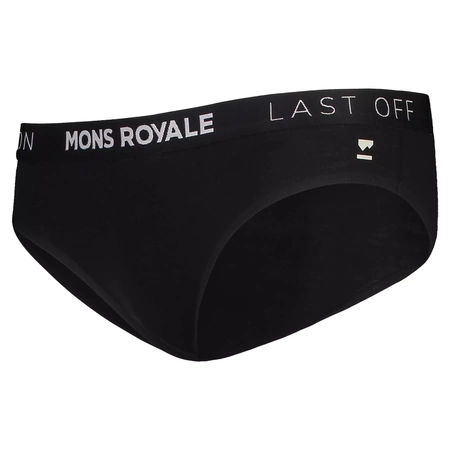 Bokserki damskie merino Mons Royale Folo Brief Logo