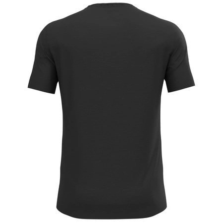 Męska koszulka z krótkim rękawem Odlo Merino 160 BL Top Crew Neck - black