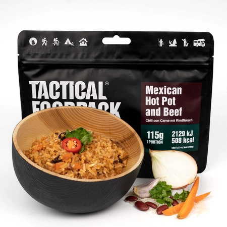 Żywność liofilizowana Tactical Foodpack meksykańska potrawka z wołowiną